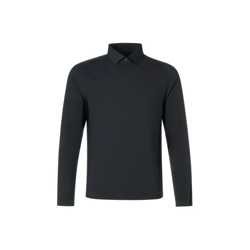 DESCENTE DUALIS Urban Commuting Long Sleeved Polo Shirt Men's-2