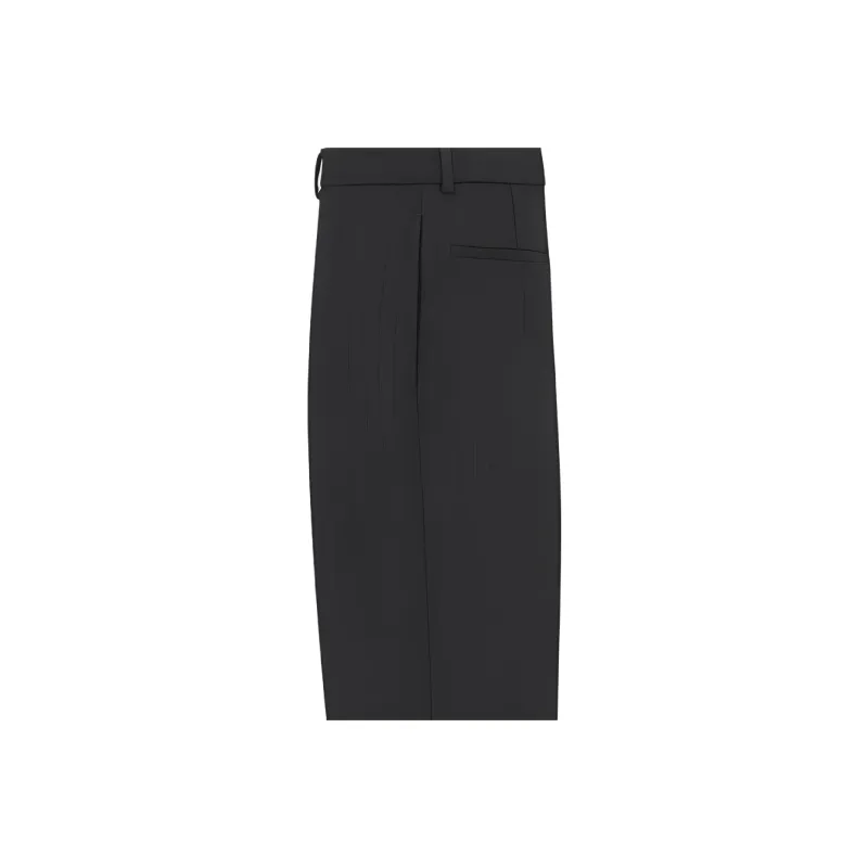 SAINT LAURENT Straight Leg Pinstripe Trousers-5
