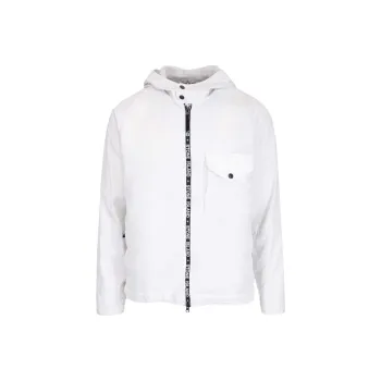STONE ISLAND Logo Zipped Long Sleeved Jacket