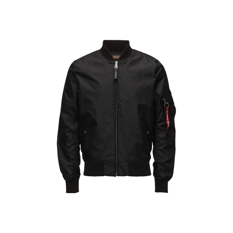 Alpha Industries Zipped Bomber Jacket-0