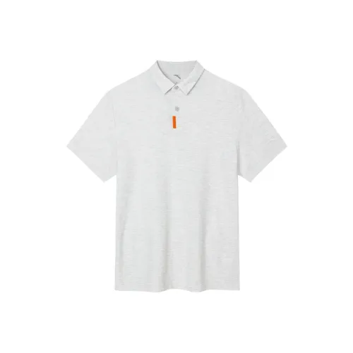 CHAOJIANTA Life Collection Polo Shirt Men's CD12 Gray Heather Gray