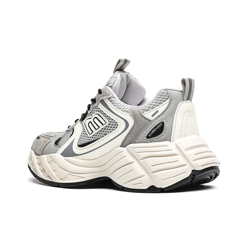 ORD Low Top Chunky Sneakers Women's Gray-3