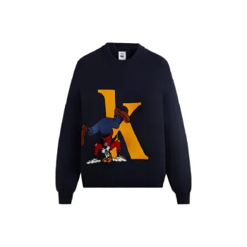 KITH X Disney Mickey & Friends Goofy K Crewneck Sweater