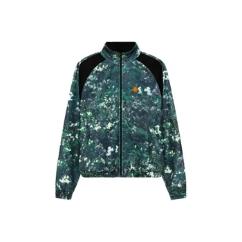 KENZO Logo Patch Zip Up Jacket