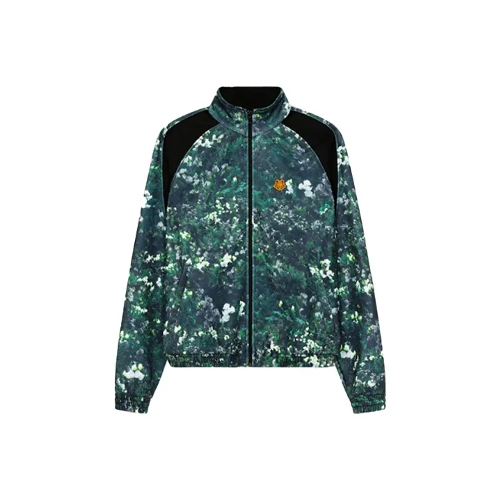 KENZO Logo Patch Zip Up Jacket-0