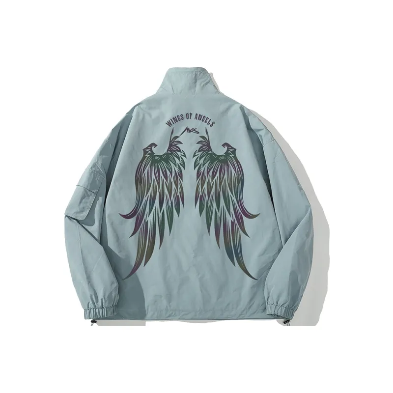 SANSYAS Loose Fit Jacket Unisex-5
