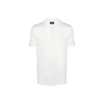 EMPORIO ARMANI Rubberised logo Polo Shirt