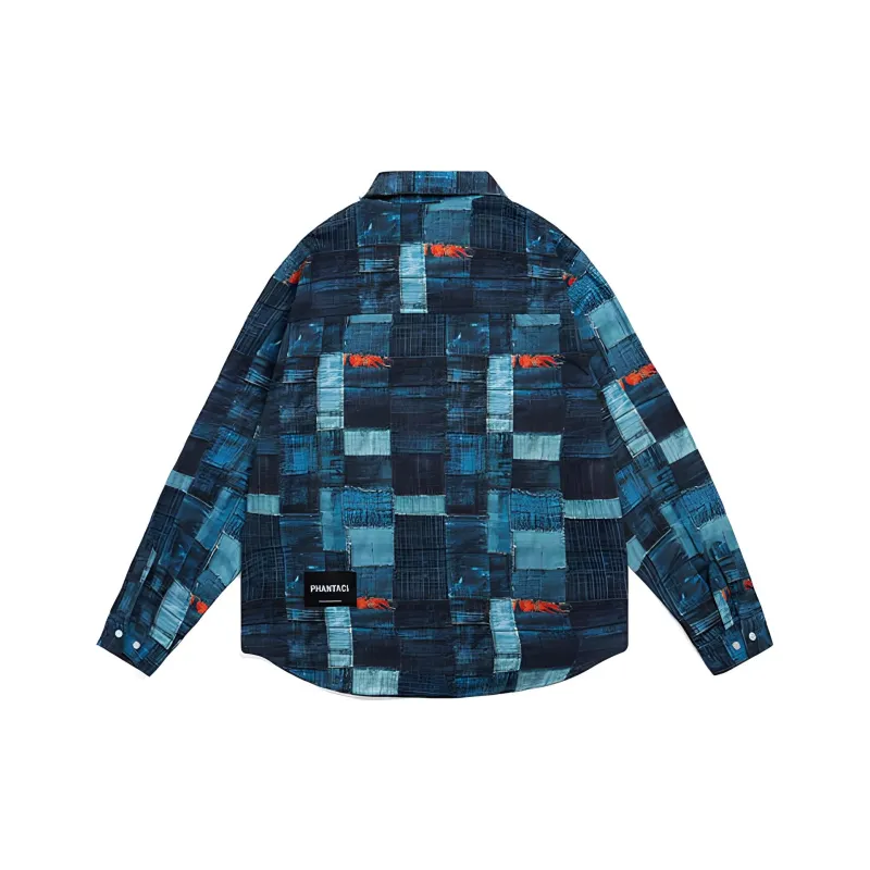 PHANTACI Shirts Unisex Blue-1