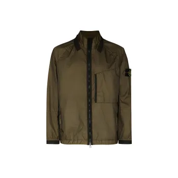 STONE ISLAND Jackets Men Olive Green