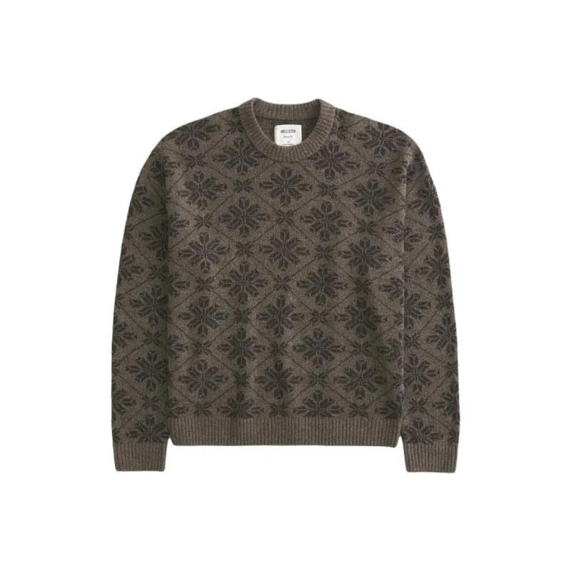 Hollister Sweater Men's Hemlock Brown-0