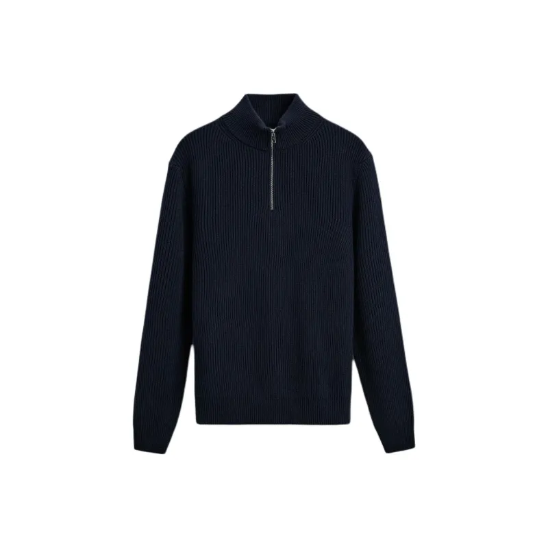 ZARA Sweaters Men Sea Blue-0