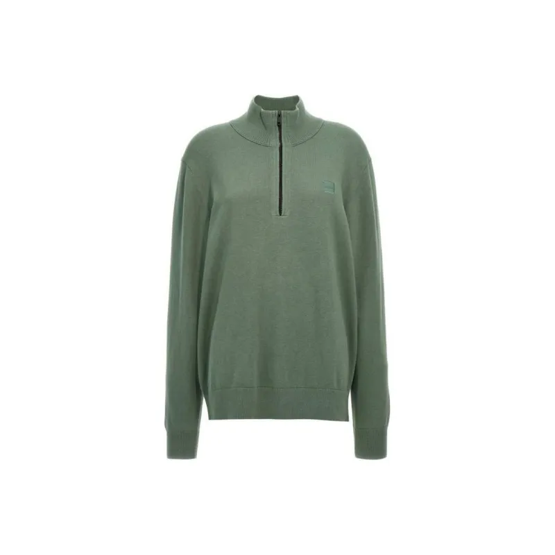 HUGO BOSS Half Zipped Knit Jumper-0