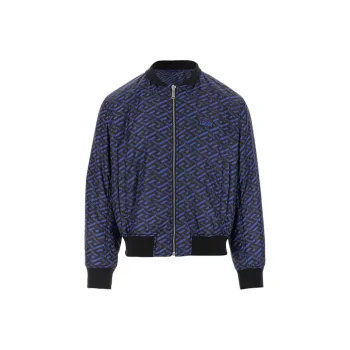 VERSACE Jackets Coats Men's Blue