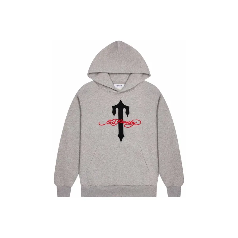 Ed Hardy x Trapstar Trapstar Collaboration FW24 Sweatshirt Unisex Gray-0