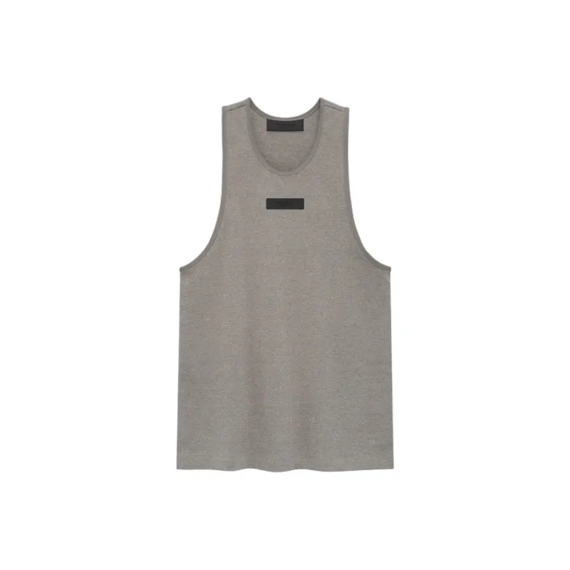 Fear Of God Essentials Logo appliqué Cotton Tank Top-0