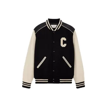 CELINE Classic Teddy Jacket In Textured Wool