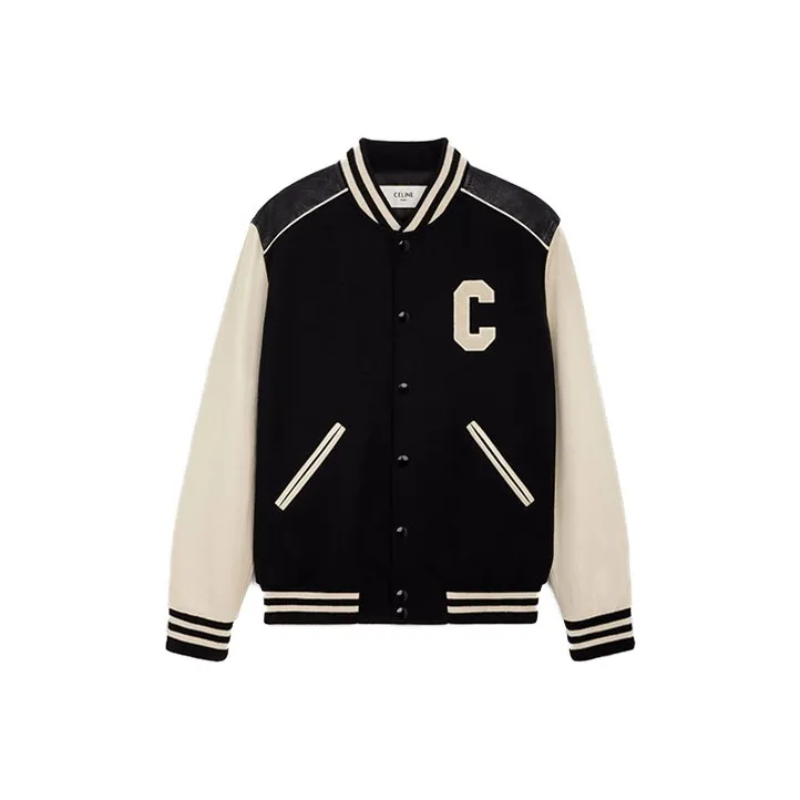 CELINE Oversized Wool Teddy Jacket-0