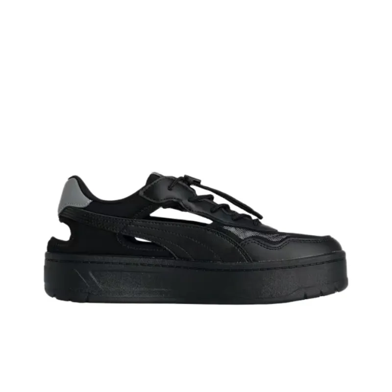 PUMA Anti Slip Wear Resistant Low Top Casual Shoes Women's Black-1