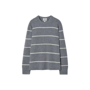 COS Sweaters Men Gray Stripes