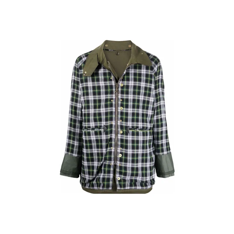 Maison Margiela Reversible Check Pattern Jacket-0