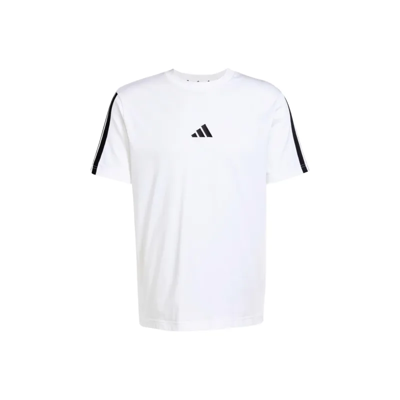 Adidas Essentials 3 Stripes Single Jersey T Shirt-0