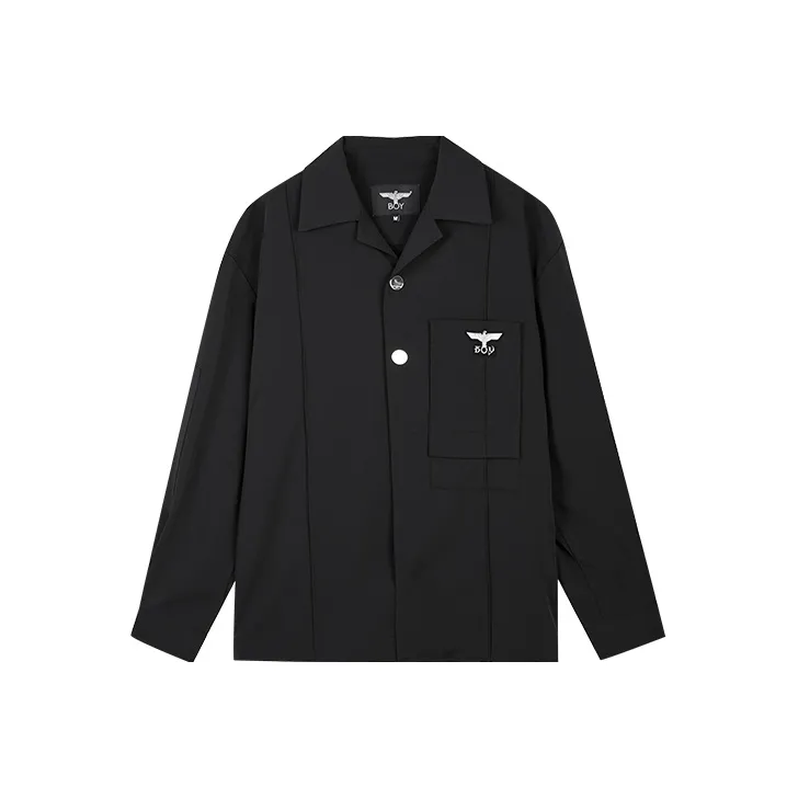 Boy London FW21 Loose Fit Jacket Unisex Black-0