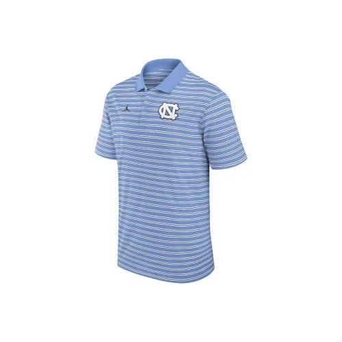 NBA North Carolina Tar Heels Primelifestyle Victory Striped Men's NBA Dri FIT College Polo