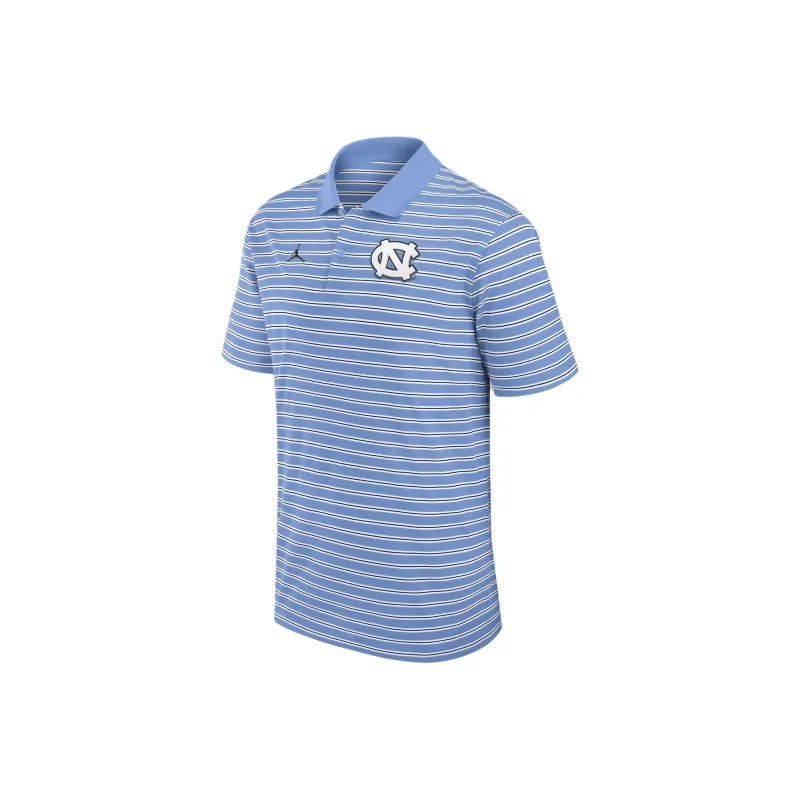 Jordan North Carolina Tar Heels Primetime Victory Striped Men's Jordan Dri FIT College Polo-0