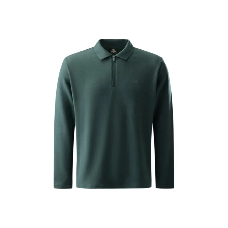 KOLON SPORT Knitted Face Polo Shirt Men's-0