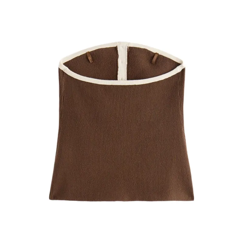 Abercrombie＆Fitch Strapless Top Women's Brown-1