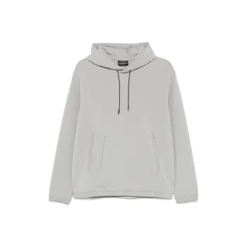 EMPORIO ARMANI Long Sleeved Drawstring Hoodie