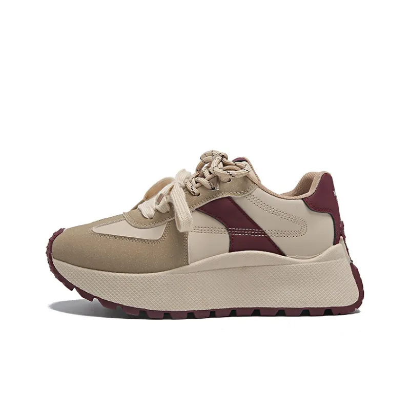 SUPEREDGE Slip Resistant And Abrasion Resistant Coverage Low Top Chunky Sneakers Women's-12