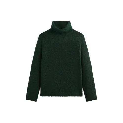 KITH & Kin Speckled Boucle Walker Turtleneck