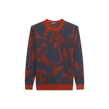 ANDREW MACKENZIE FW23 Sweater Men's Orange