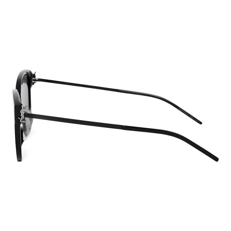 SAINT LAURENT Oval Sunglasses Women's Black-2