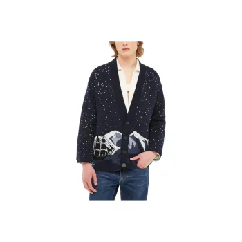 Alanui In The Middle Of Nowhere Jacquard Cardigan