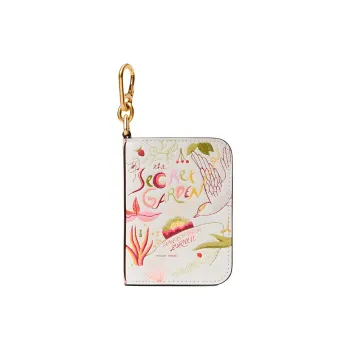 Kate Spade Storyteller Cow Leather Wallets Coin Purses Women's White