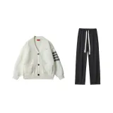 White+Black Pants