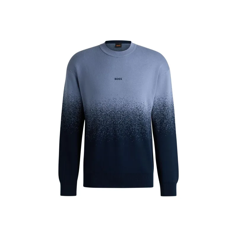 HUGO BOSS Gradient Jacquard Sweatshirt-0
