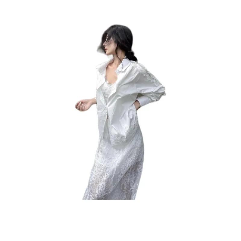 Mu Xiao Xin Two Piece Skirt Sets Women's-0