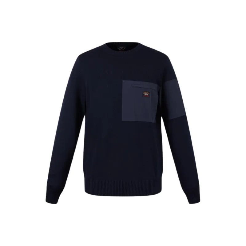 Paul & Shark Yachting Sweater Men's Navy Blue-0
