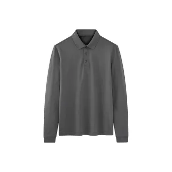 JIPIAO Polo Shirt Men's Dark Gray