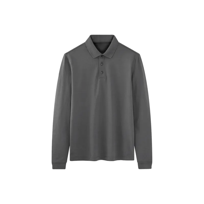 JIPIAO Polo Shirt Men's Dark Gray-0