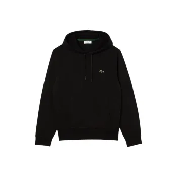 LACOSTE Logo Embroidered Drawstring Hoodie