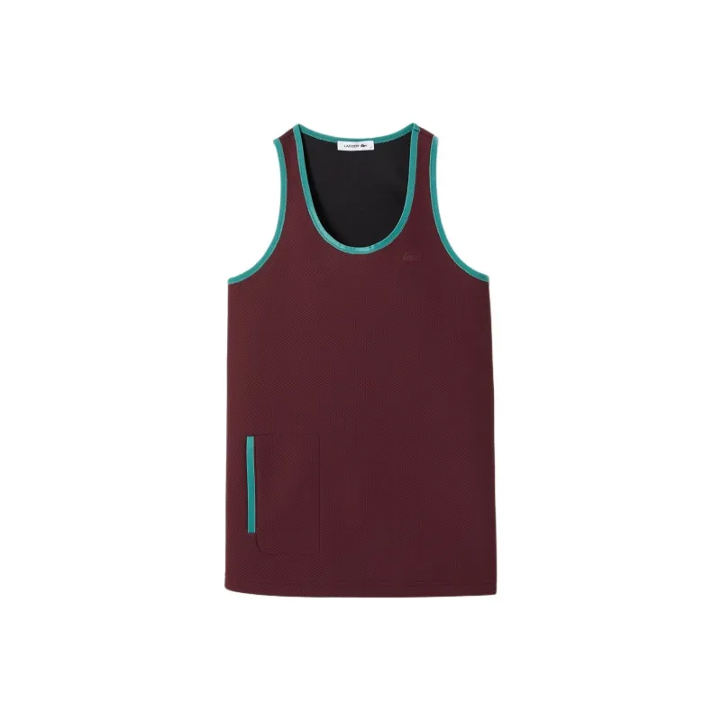 LACOSTE Tank Tops Unisex Burgundy-0
