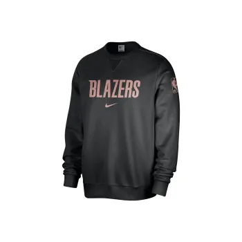 Nike Portland Trail Blazers Standard Issue Men's Nike Dri FIT Nba Crew Neck Sweatshirt