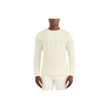 GUESS Cashmere Crewneck Sweater Sweater Men's Beige