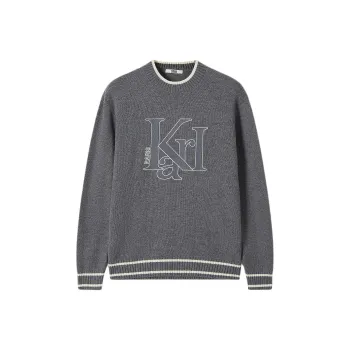 KARL LAGERFELD FW24 Sweater Men's Dark Gray
