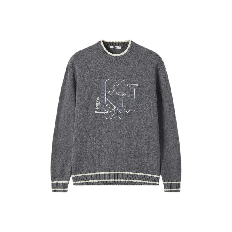 KARL LAGERFELD FW24 Sweater Men's Dark Gray-0