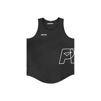 Powolves Tank Tops Unisex Black